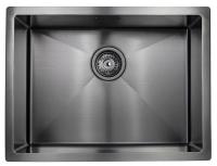 Мойка из нержавейки KAISER 580x440x200*2.0+1.2mm (воронёная сталь) /сифон
