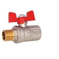 907-1/2  Кран KAISER 1/2" г/ш с ручкой-бабочкой, суперусилиленный