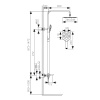 05282 Душевая система KAISER Cezar с термостатом