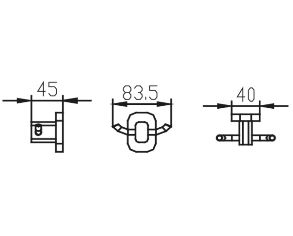 KH-2042 Крючок двойной KAISER 