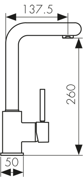 30033 Смеситель KAISER Vico для кухни 