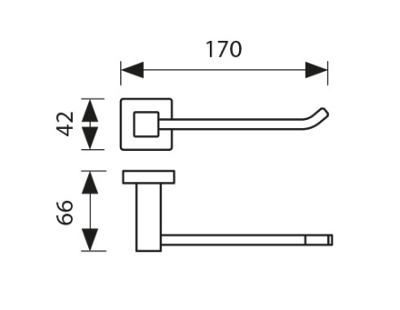 KH-2320 Держатель туалетной бумаги KAISER
