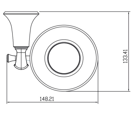 KH-4003 Держатель мыльницы KAISER 
