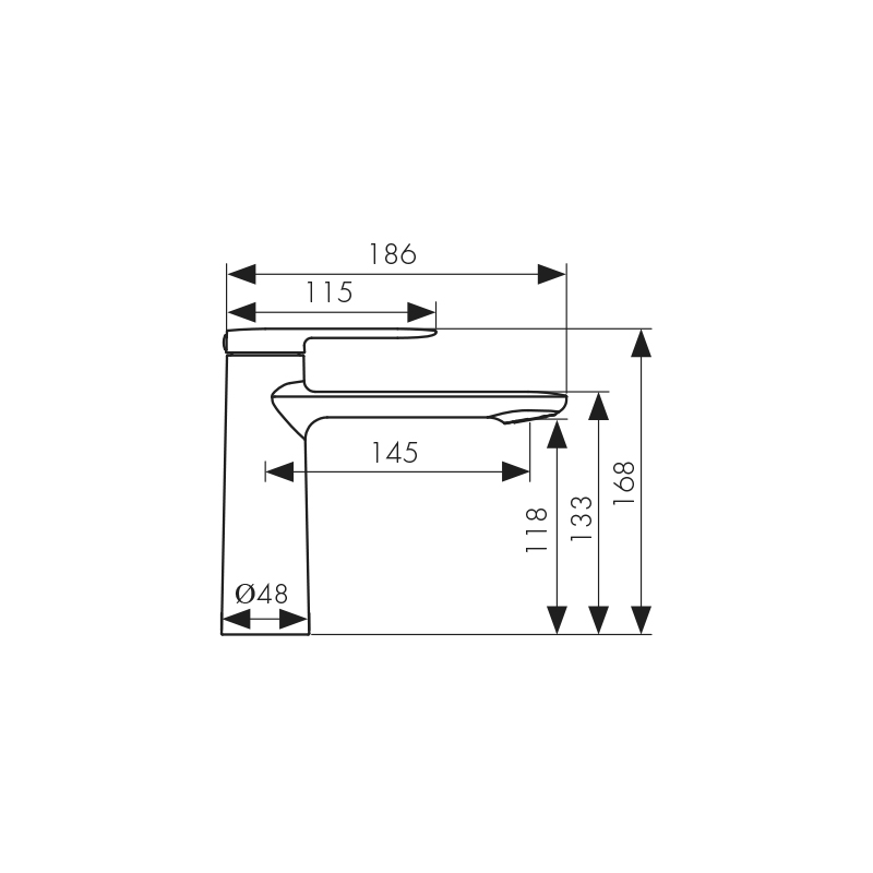 33211 Смеситель KAISER Arena для раковины 