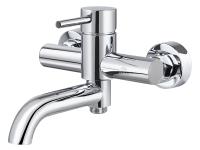 Смеситель KAISER Merkur 26055 для ванны и душа, латунь, хром, поворотный