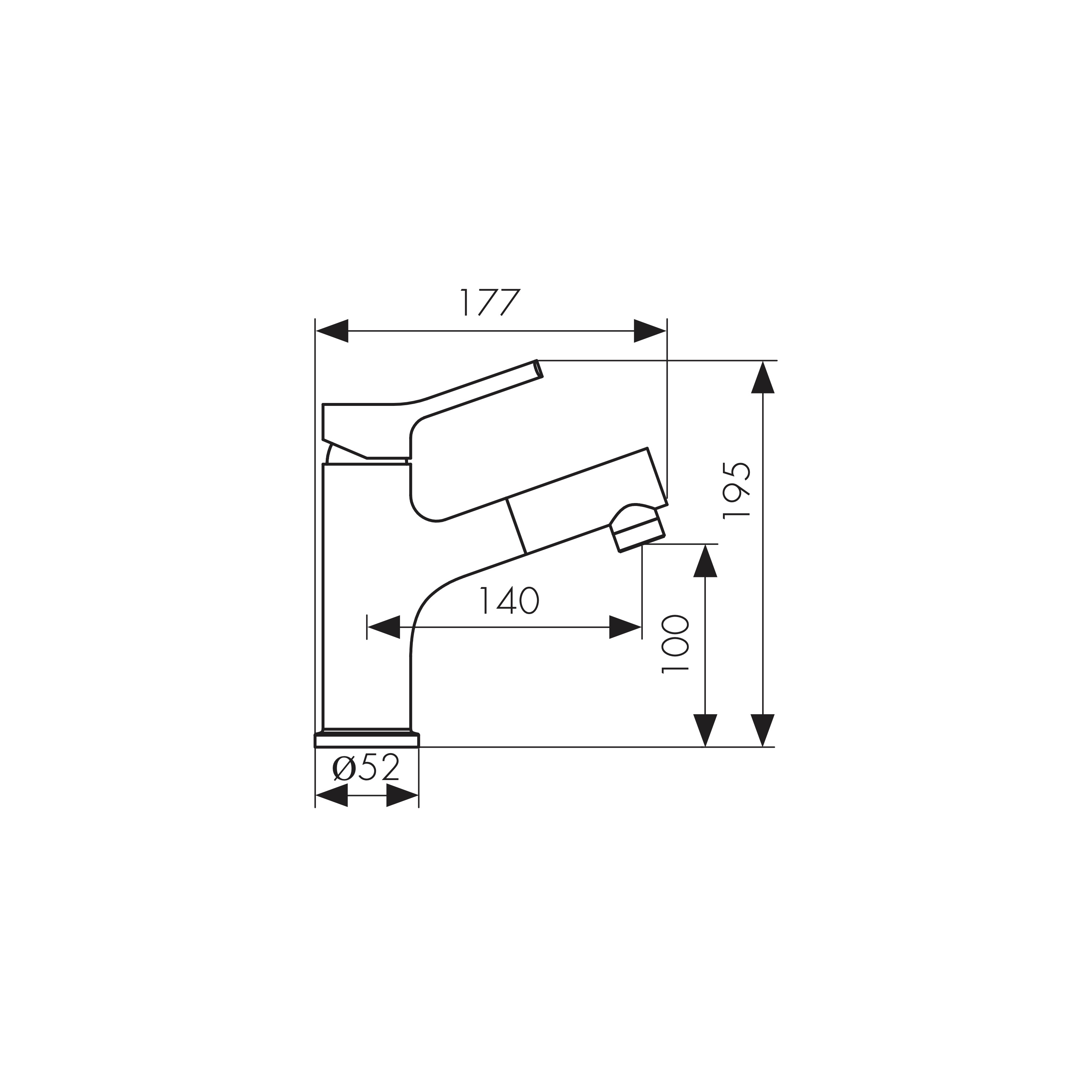 12111 Смеситель KAISER Douglas для раковины с выдвижной лейкой