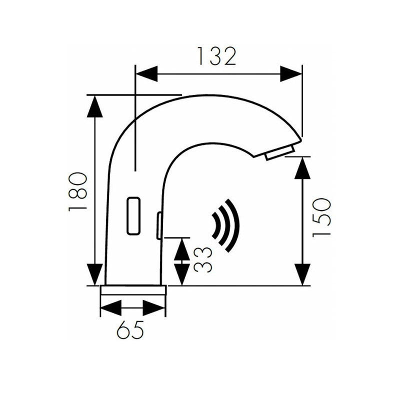 38421 Смеситель KAISER Sensor для раковины 