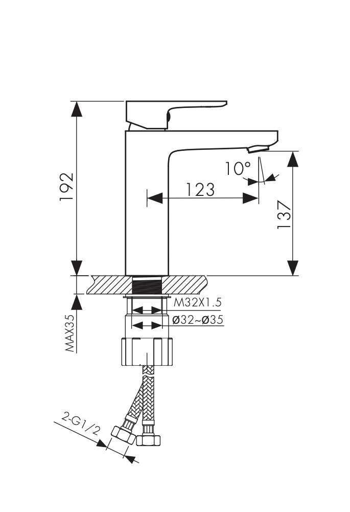 04011 Смеситель KAISER Sofia для раковины  04011 Смеситель KAISER Sofia для раковины