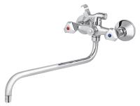 Смеситель KAISER Delta 11090 для ванны и душа, латунь, хром, поворотный