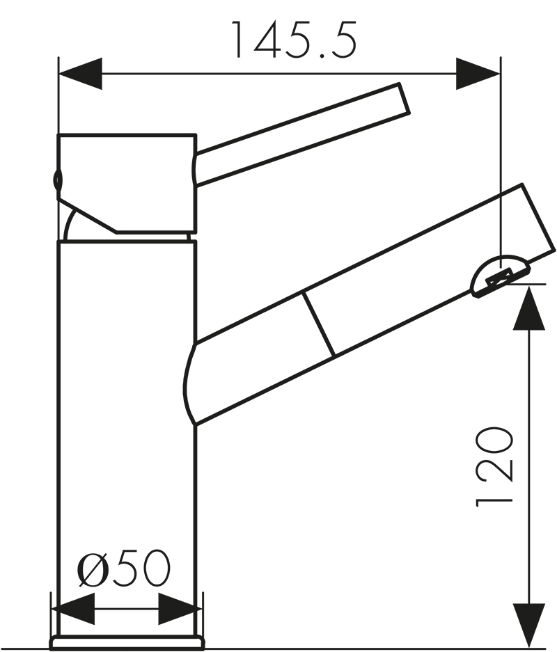 26011 Смеситель KAISER Merkur для раковины 