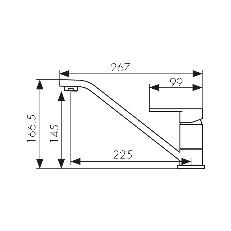 34033-1 Смеситель KAISER Sonat для кухни 