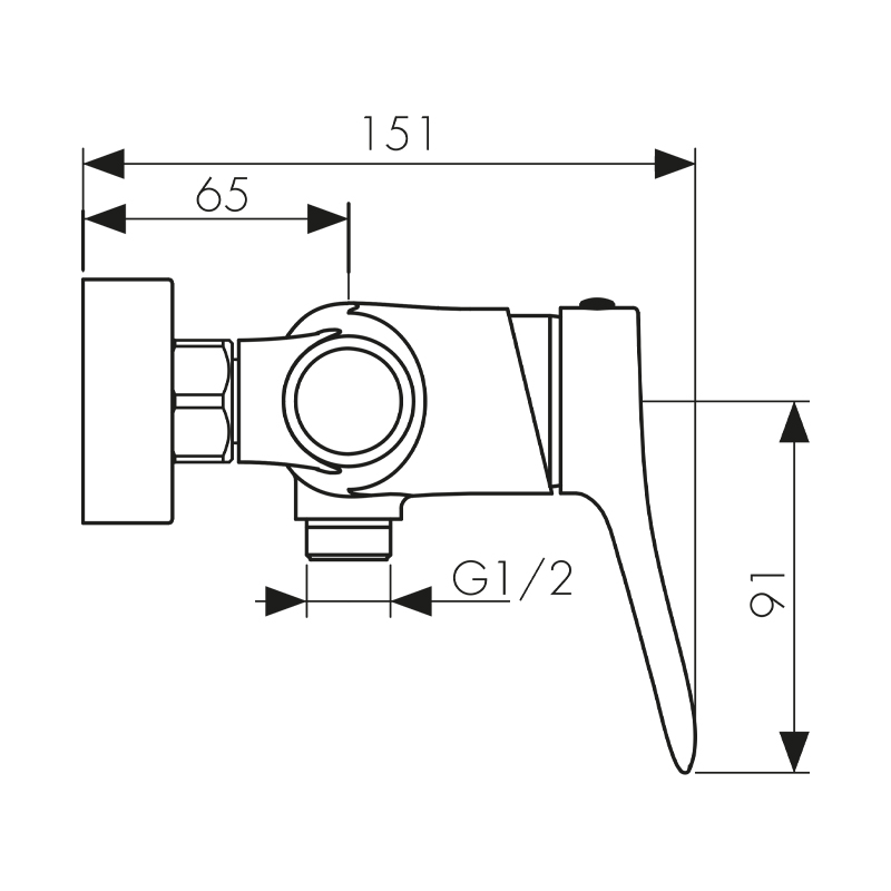 74077 Смеситель KAISER Sena для душа  74077 Смеситель KAISER Sena для душа