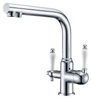 Смеситель KAISER Vincent 31144 для кухни с подачей фильтрованной воды, хром, излив поворотный, латун