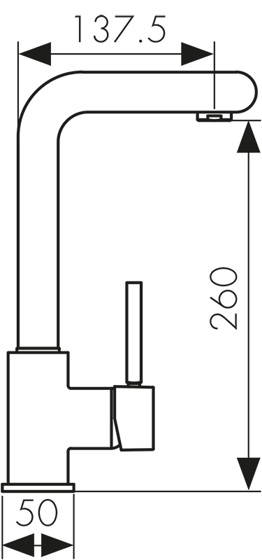 30033 Смеситель KAISER Vico для кухни 