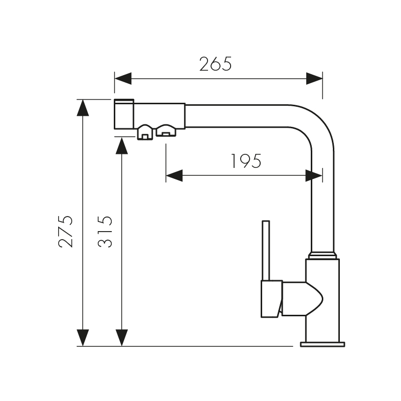 13044-10 Смеситель KAISER Teka для кухни с подачей фильтрованной воды  13044-10 Смеситель KAISER Teka для кухни с подачей фильтрованной воды