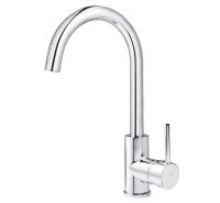 Смеситель KAISER Merkur 26633 для кухни, хром, излив поворотный, латунь