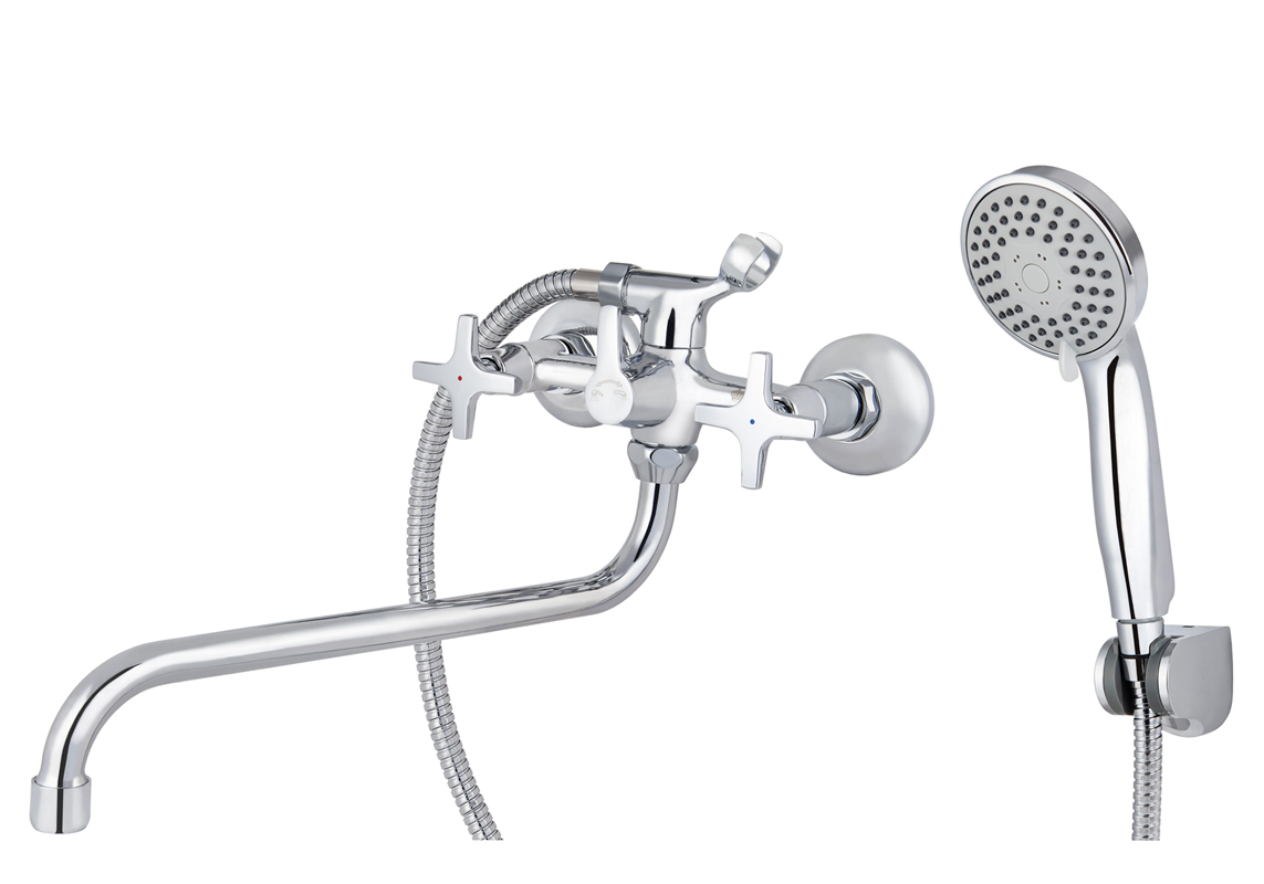 28155 Смеситель KAISER Crystal для ванны