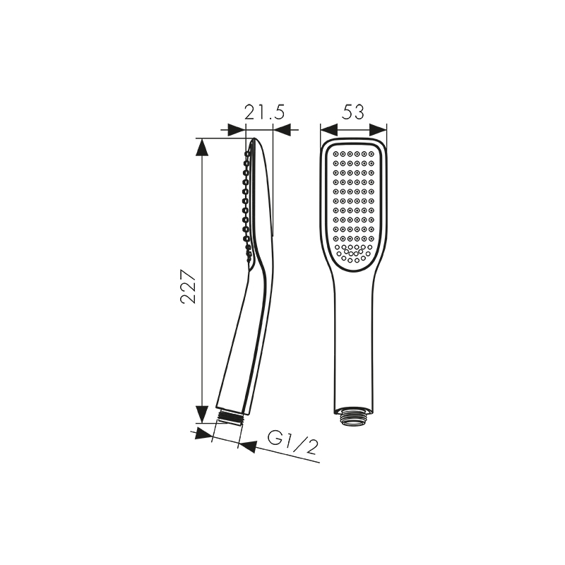 SH-035 Душевая лейка KAISER 1-а режимная