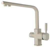 Смеситель KAISER Decor 40144-7 для кухни с подачей фильтрованной воды, бежевый мрамор, излив поворот