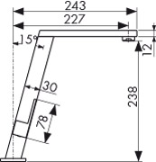 30144 Смеситель KAISER Vico для кухни 