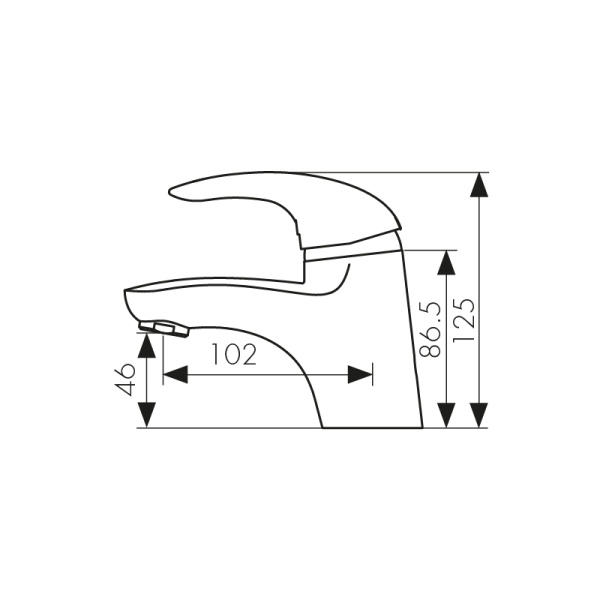 15011 Смеситель KAISER Safira для раковины 