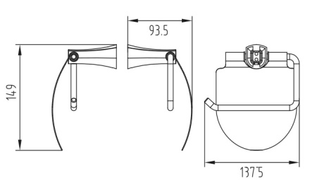 KH-2020 Держатель туалетной бумаги KAISER 
