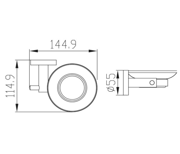 KH-4103 Держатель мыльницы KAISER 