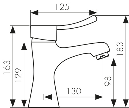29011 Смеситель KAISER Verona для раковины 