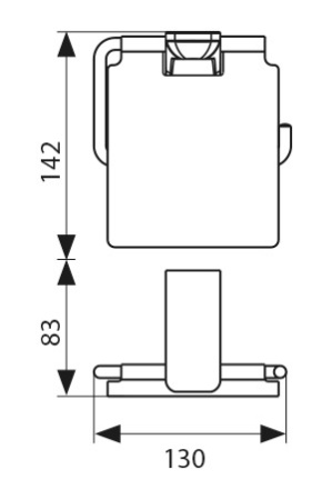 KH-1500 Держатель туалетной бумаги KAISER 