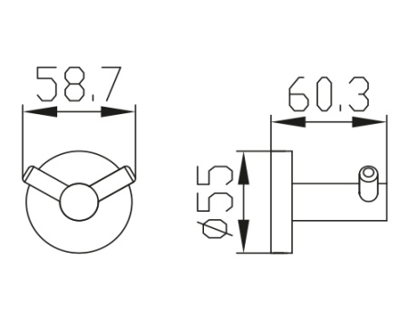 KH-4102 Крючок двойной KAISER 