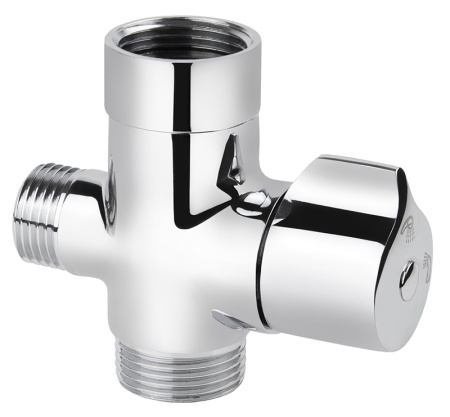 6517 Дивертор KАISER картриджный 3/4нар х 1/2нар х 3/4вн