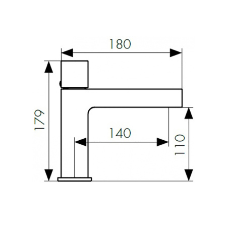 47511 Смеситель KAISER Forte для раковины 