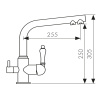 31144 Смеситель KAISER Vincent для кухни с подачей фильтрованной воды 