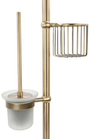 KH-4615 Напольный держатель для туалетной бумаги и ёршика KAISER 