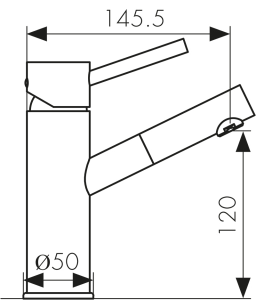 26011 Смеситель KAISER Merkur для раковины 