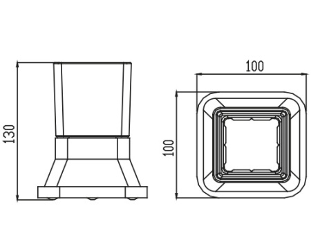 KH-1135 Держатель стакана настольный KAISER 