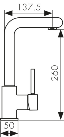 30033 Смеситель KAISER Vico для кухни 