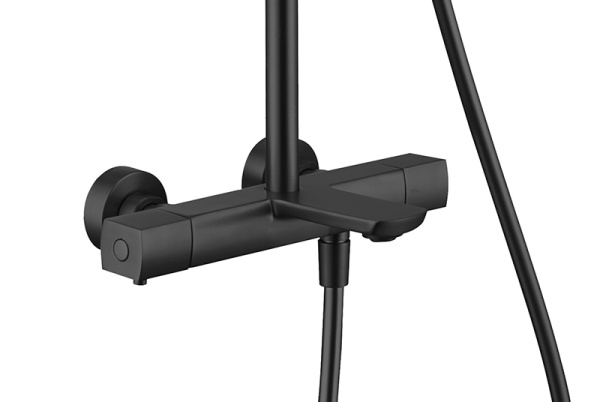 01382-9 Душевая система KAISER Cube с термостатом