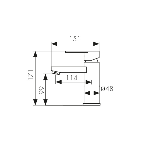 34011 Смеситель KAISER Sonat для раковины 