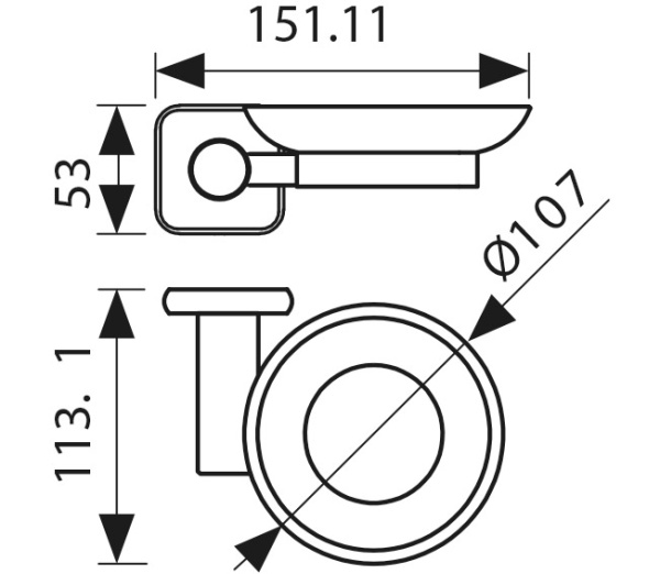 KH-4703 Мыльница KAISER 