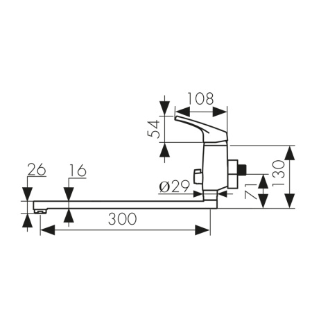 55255 Смеситель KAISER County для ванны