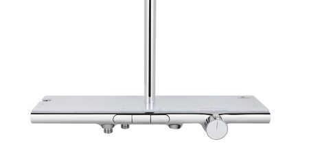 08777 Душевая система KAISER Sano с полкой, с термостатом и гигиеническим душем